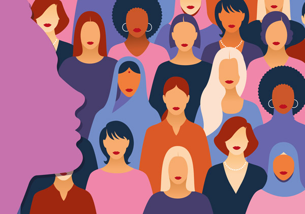 Illustration business santé des femmes